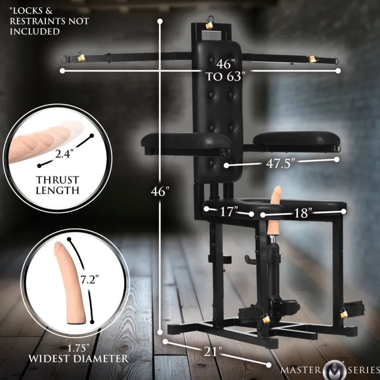 Master Series Sex Machines | Sex Machines>Enforcer Chair with Sex Machine