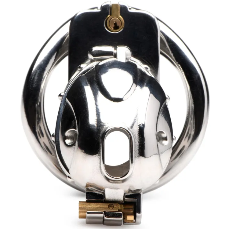 Master Series Chastity Devices | Penis Rings>Entrapment Deluxe Locking Chastity Cage