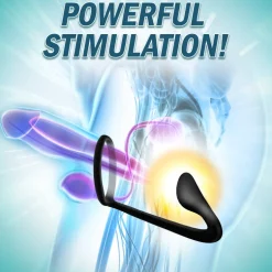 Prostatic Play Prostate Massagers | Penis Rings>Explorer II Prostate Stimulator Plus Cock Ring