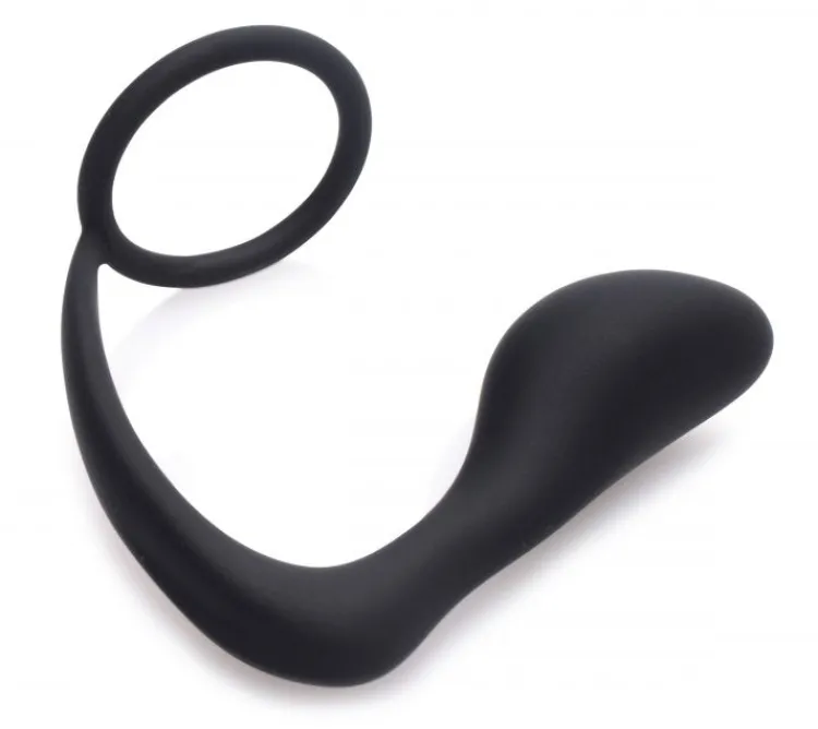 Prostatic Play Prostate Massagers | Penis Rings>Explorer II Prostate Stimulator Plus Cock Ring