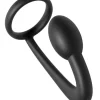 Prostatic Play Prostate Massagers | Penis Rings>Explorer Silicone Cock Ring and Prostate Plug