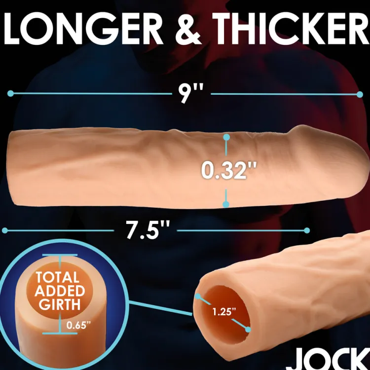 Jock Penis Extenders & Sleeves>Extra Long 1.5 Inch Penis Extension