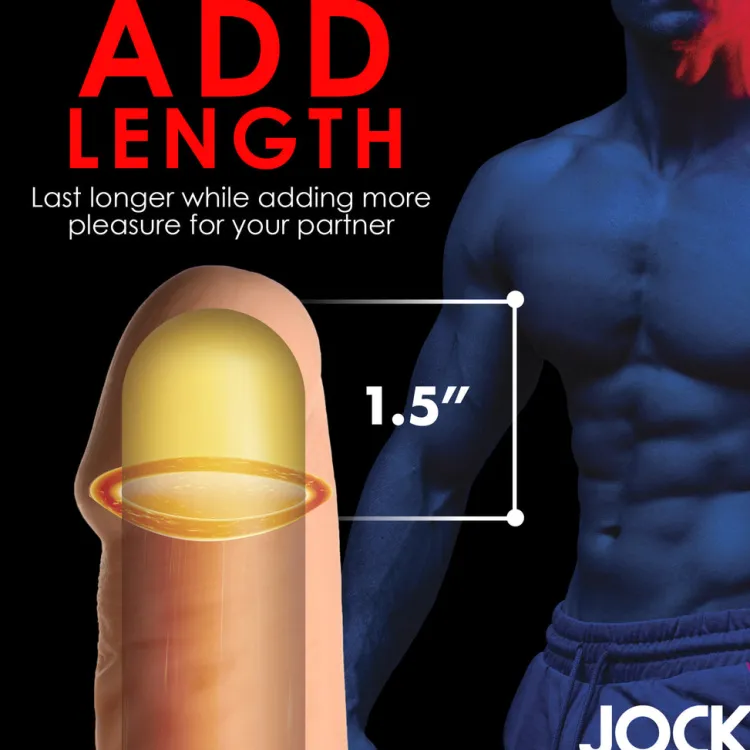 Jock Penis Extenders & Sleeves>Extra Long 1.5 Inch Penis Extension