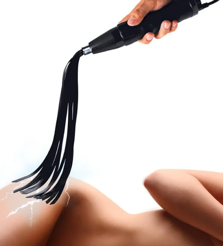 Zeus Electrosex Electro Sex>Extreme Twilight Flogger Silicone eStim Attachment