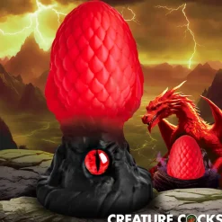 Creature Cocks Butt Plugs>Eye of the Dragon Silicone Butt Plug