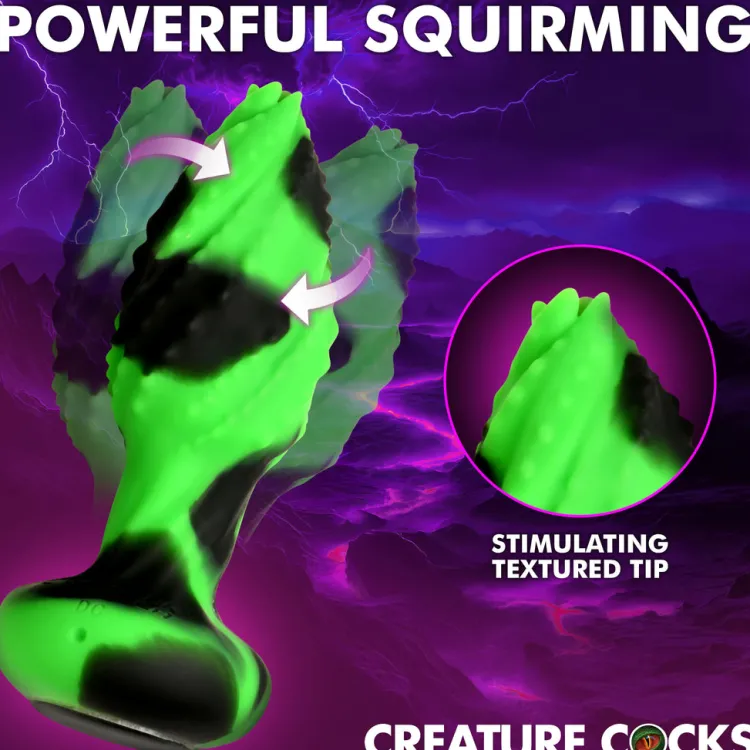 Creature Cocks Vibrating Butt Plugs | Butt Plugs>Eye of the Spawn Vibrating & Squirming Silicone Butt Plug