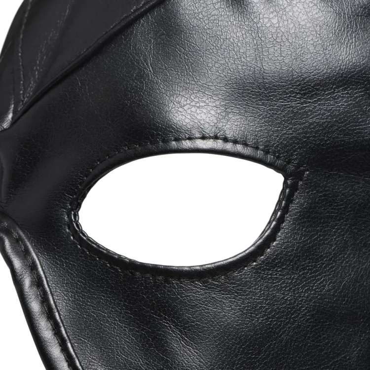 Master Series Ball Gags & Mouth Restraints | Masks & Dress-Up Accessories>Fetish Hood with Horns