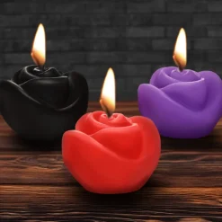 Master Series Sensation Play, Tools & Accessories>Fire Garden 3pc Rose Candle Set