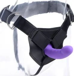 Strap U Anal Pegging Toys | Strap-On Harnesses & Dildos>Flaunt Strap On with Purple Silicone Dildo