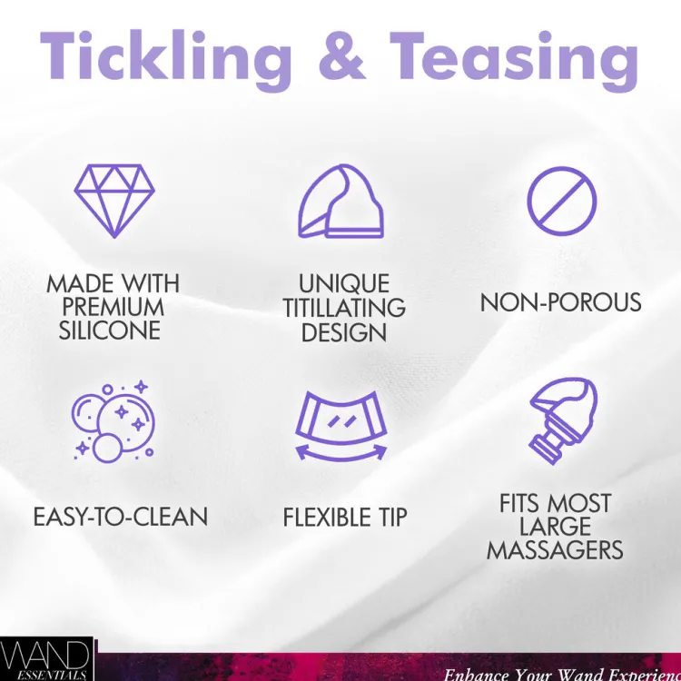 Wand Essentials Clitoral Vibrators | Wand Massagers>Flutter Tip Wand Attachment