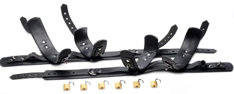 STRICT Wrist & Ankle Cuffs>Frog-Tie Restraint Set