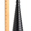 Master Series Large Butt Plugs | Anal Dildos & Probes>Giant Ribbed Anal Cone