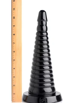 Master Series Large Butt Plugs | Anal Dildos & Probes>Giant Ribbed Anal Cone