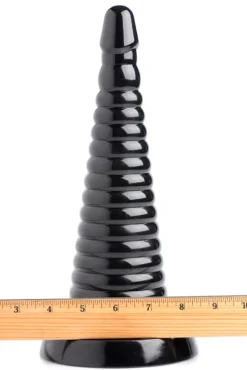Master Series Large Butt Plugs | Anal Dildos & Probes>Giant Ribbed Anal Cone