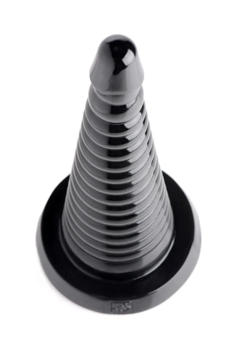 Master Series Large Butt Plugs | Anal Dildos & Probes>Giant Ribbed Anal Cone