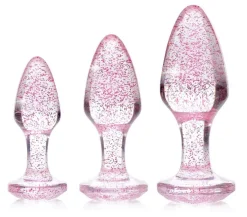 Booty Sparks Jewel Butt Plugs | Anal Starter Toys>Glitter Gem Anal Plug Set