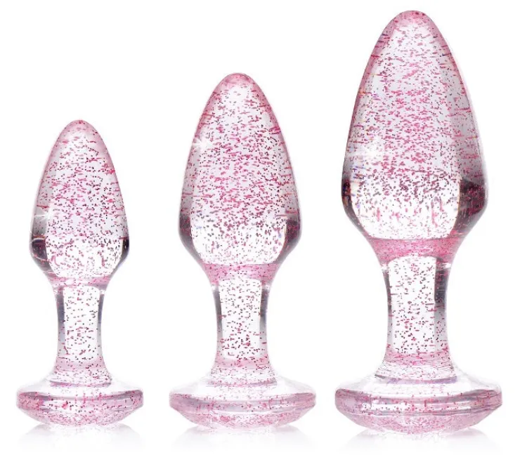 Booty Sparks Jewel Butt Plugs | Anal Starter Toys>Glitter Gem Anal Plug Set