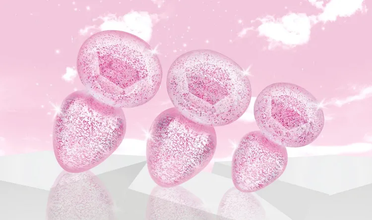 Booty Sparks Jewel Butt Plugs | Anal Starter Toys>Glitter Gem Anal Plug Set