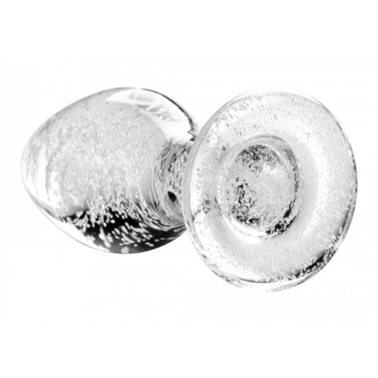 Booty Sparks Jewel Butt Plugs | Anal Starter Toys>Glow-In-The-Dark Glass Anal Plug
