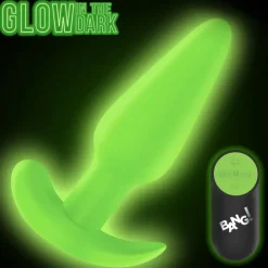 Bang Vibrating Butt Plugs | Butt Plugs>Glow-in-the-Dark Silicone Butt Plug