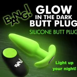 Bang Vibrating Butt Plugs | Butt Plugs>Glow-in-the-Dark Silicone Butt Plug