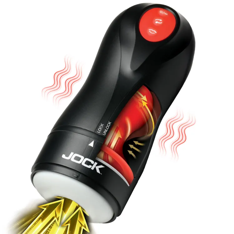 Jock Rechargeable Vibrators>Gyroblast Gyrating, Sucking, & Vibrating Masturbator