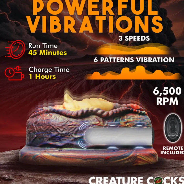 Creature Cocks App Controlled & Remote Vibrators | Silicone Vibrators>Hell's Angel Vibrating Silicone Grinder