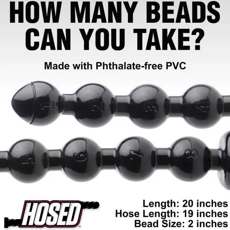Hosed Anal Beads & Tools | Unique Anal Toys>2 inch Beaded Anal Snake