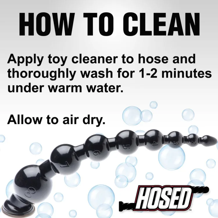 Hosed Anal Beads & Tools | Large Butt Plugs>19 inch Graduated Beaded Anal Snake