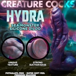 Creature Cocks Silicone Dildos>Hydra Sea Monster Silicone Dildo