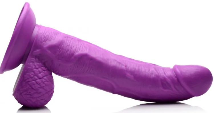 Pop Peckers G-Spot Dildos | Realistic Dildos>7.5 Inch Dildo with Balls