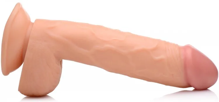 Pop Peckers Ultra Realistic Sex Toys | Realistic Dildos>8.25 Inch Dildo with Balls