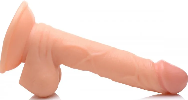 Pop Peckers Realistic Dildos>6.5 Inch Dildo with Balls