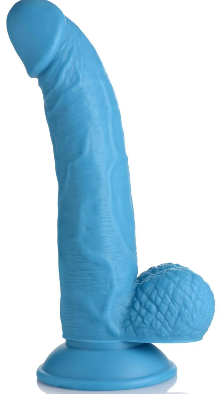 Pop Peckers G-Spot Dildos | Realistic Dildos>7.5 Inch Dildo with Balls