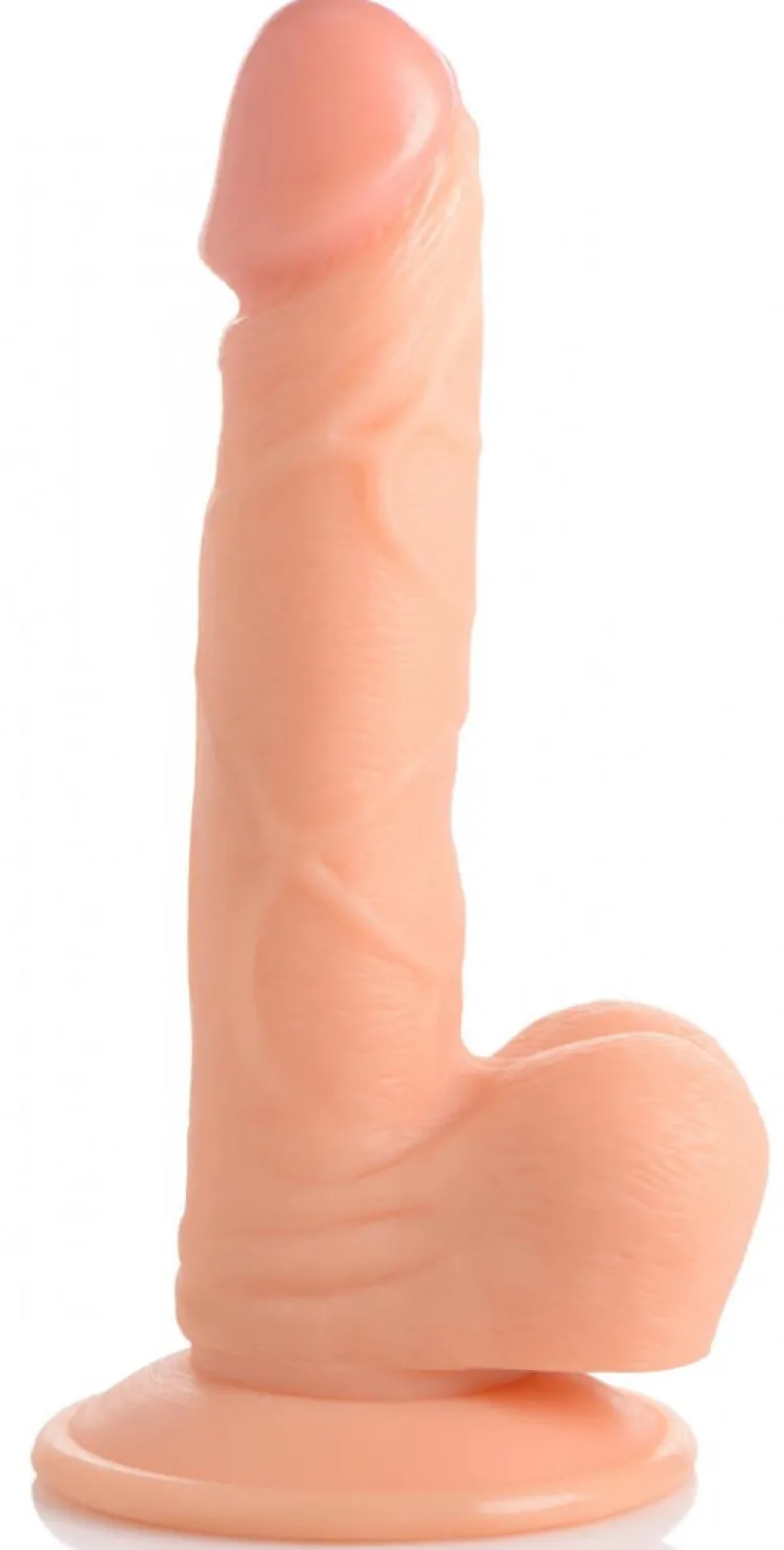 Pop Peckers Realistic Dildos>6.5 Inch Dildo with Balls