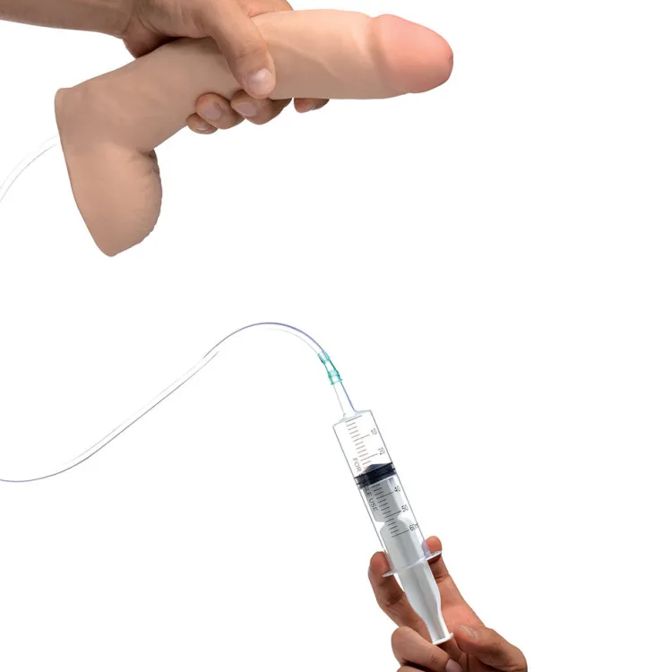 Loadz Ultra Realistic Sex Toys | Large Dildos>9 Inch Realistic Dual Density Squirting Dildo