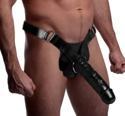 Master Series Harness Compatible Dildos | Penis Extenders & Sleeves>Infiltrator Hollow Strap-On with 10 Inch Dildo