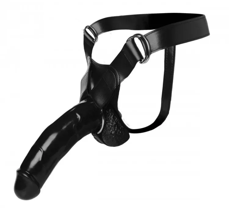 Master Series Penis Extenders & Sleeves>Infiltrator II Hollow Strap-On with 9 Inch Dildo