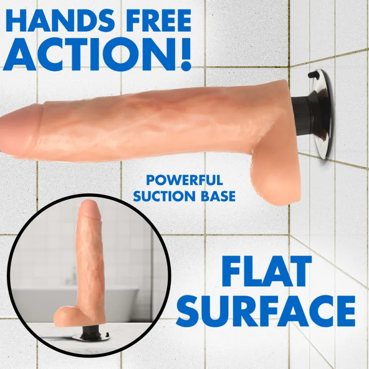 Jock Ultra Realistic Sex Toys | Vibrating Dildos>11 Inch Vibrating Dong with Balls