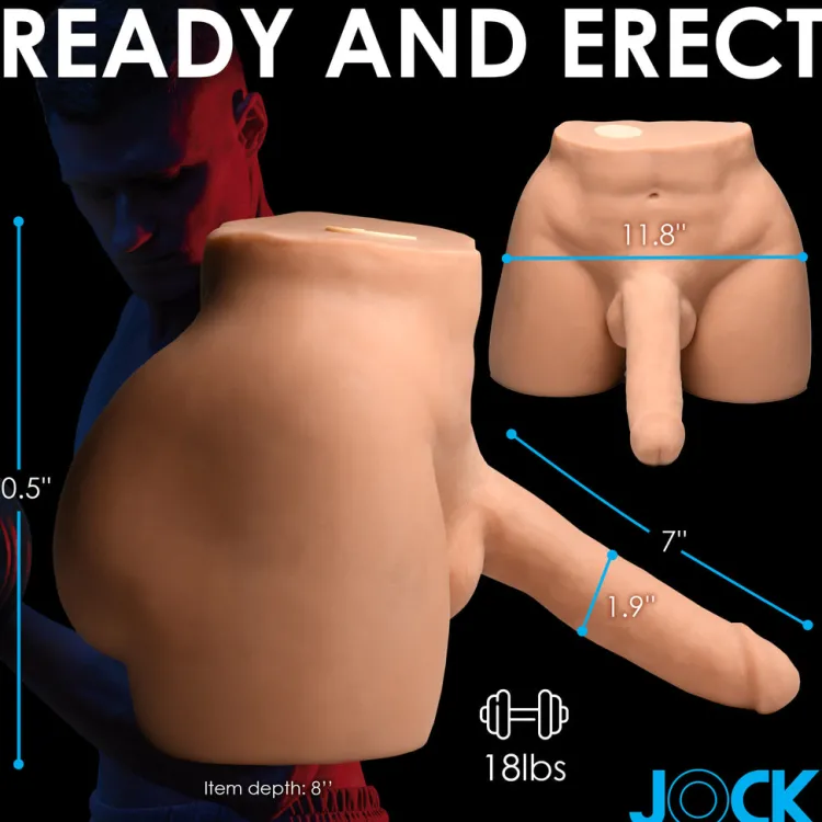 Jock Realistic & Lifelike Sex Dolls | Automatic & Hands-Free Masturbators>Auto-Squeezing & Vibrating Male Masturbator