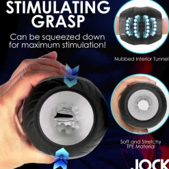 Jock Automatic & Hands-Free Masturbators | Unique Vibrators>10X Vibrating & Squeezing Masturbator