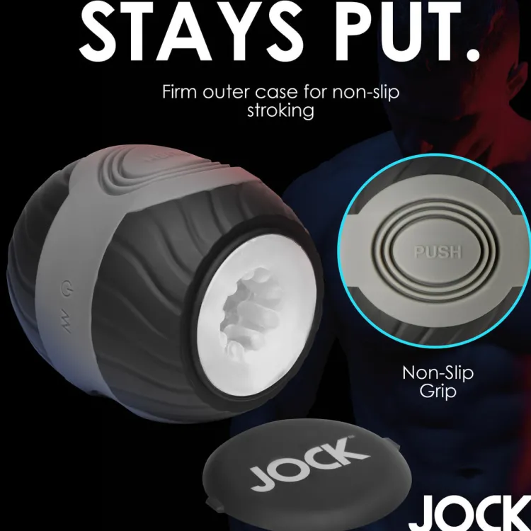 Jock Automatic & Hands-Free Masturbators | Unique Vibrators>10X Vibrating & Squeezing Masturbator