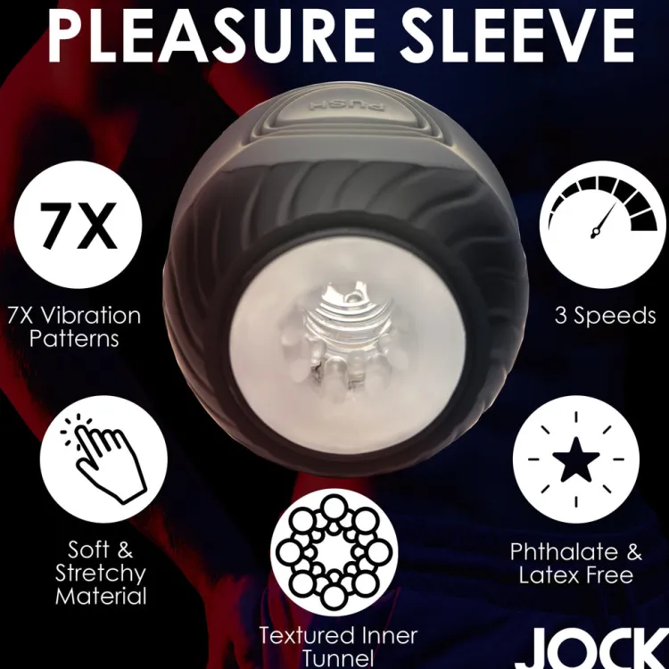 Jock Automatic & Hands-Free Masturbators | Unique Vibrators>10X Vibrating & Squeezing Masturbator