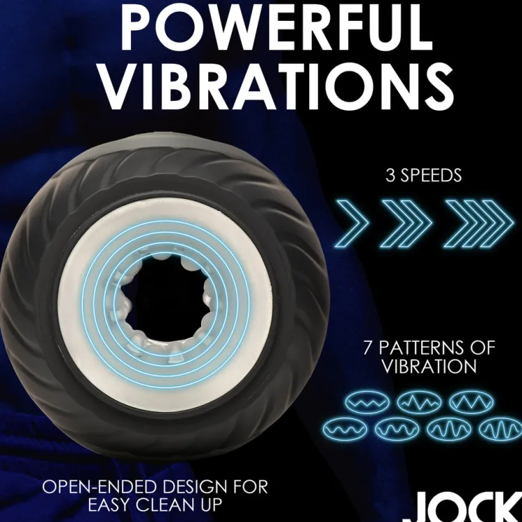 Jock Automatic & Hands-Free Masturbators | Unique Vibrators>10X Vibrating & Squeezing Masturbator