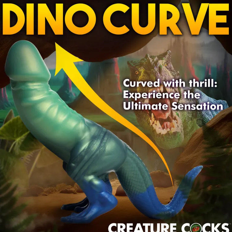 Creature Cocks Silicone Dildos>Jurassic Cock Dinosaur Silicone Dildo