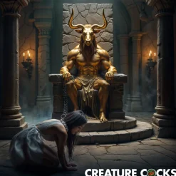 Creature Cocks Silicone Dildos | Harness Compatible Dildos>King Minotaur Silicone Dildo