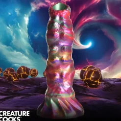 Creature Cocks Silicone Dildos | Large Dildos>Larva Silicone Ovipositor Dildo with Eggs