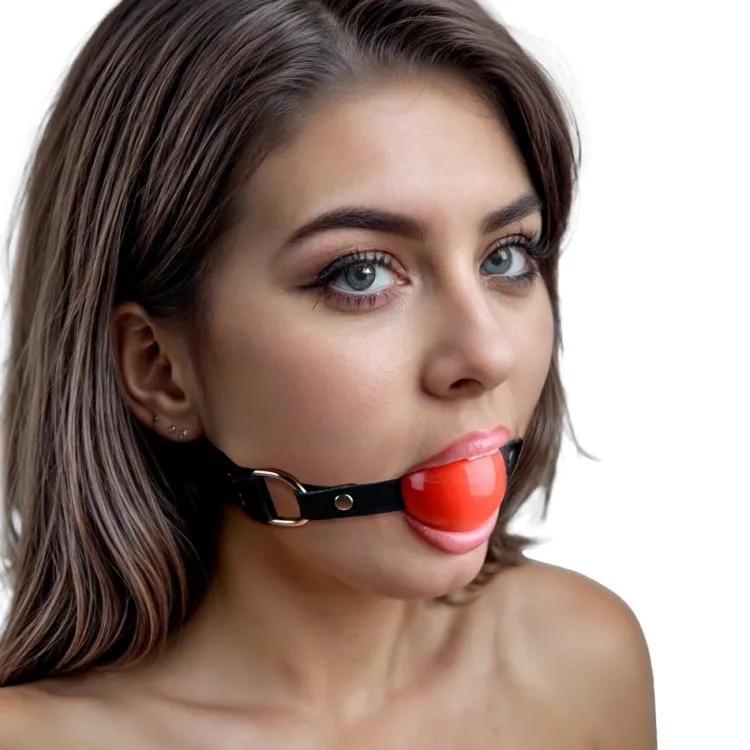 Strict Leather Ball Gags & Mouth Restraints | Masks & Dress-Up Accessories>Latex Ball Gag
