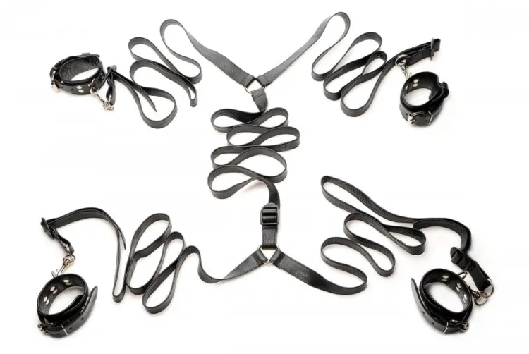 Strict Leather Sex Toy Kits & Collections | Sex Furniture, Swings, & More>Leather Bed Restraint Kit