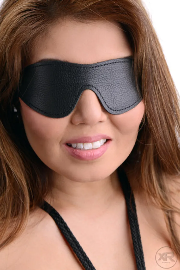 Strict Leather Ball Gags & Mouth Restraints | Masks & Dress-Up Accessories>Leather Blindfold